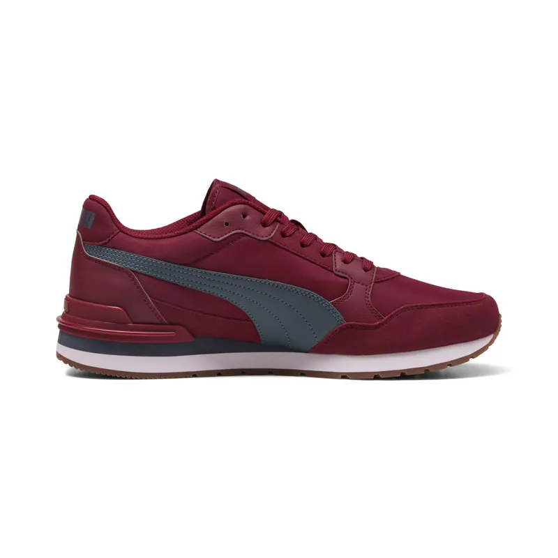 Puma ST Runner v4 Nylon “Garnet Glow / Evening Blue / Puma White / Gum” (399069_30)