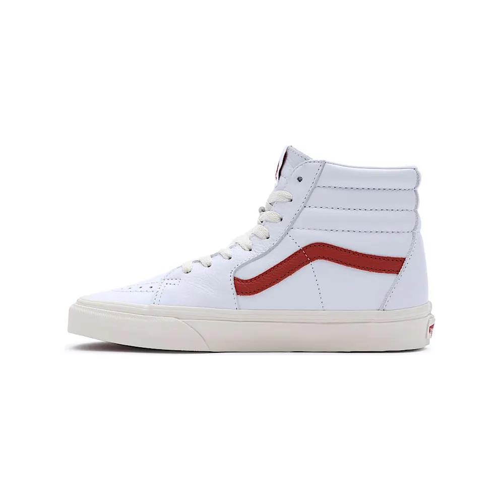 Vans Vintage Pop Sk8-hi Red – “White” (VN0007NSRED)