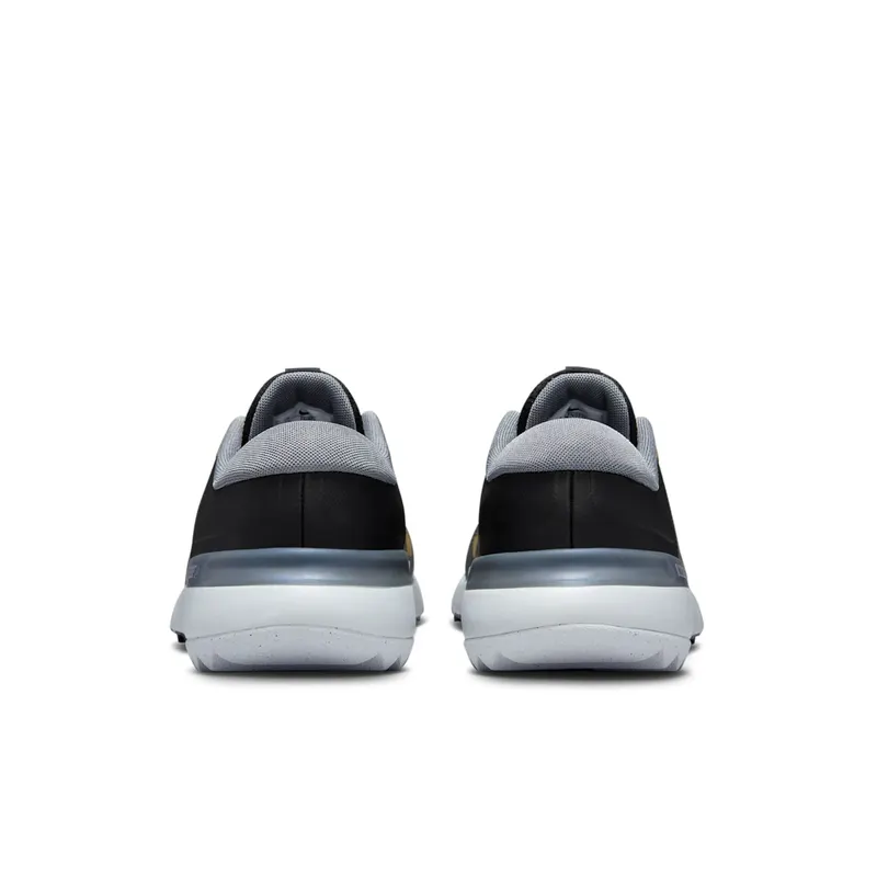 Nike Free Golf Next Nature “Black Cool Grey Pure Platinum Infinite Gold” (FN0332-003)