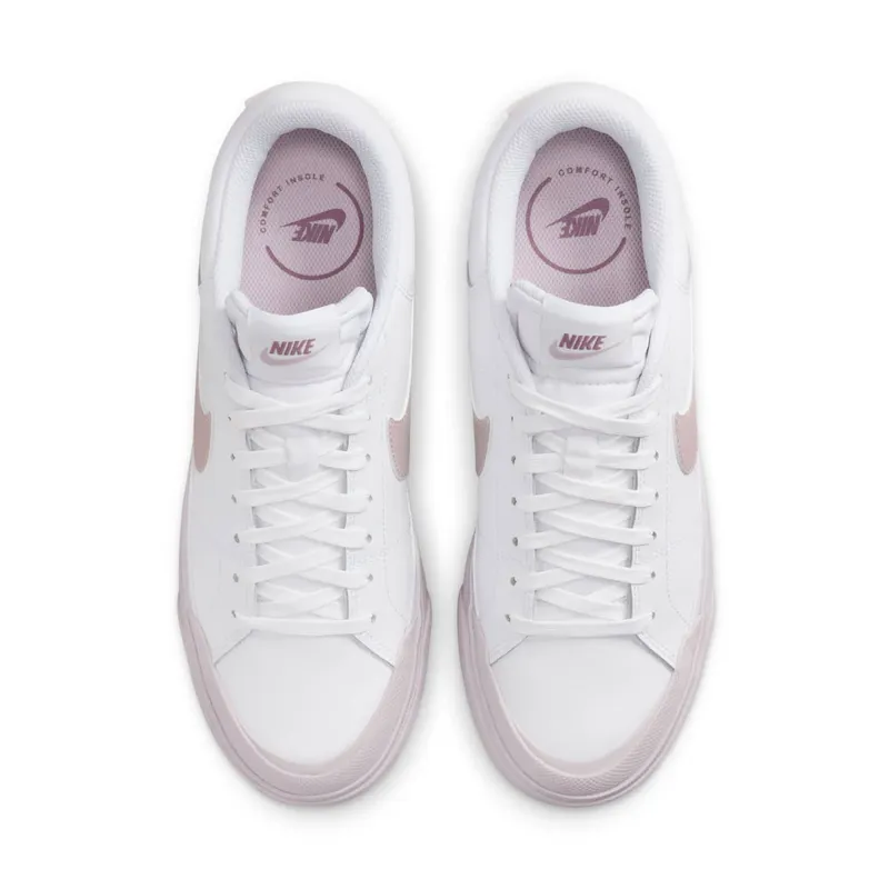 Nike Court Legacy Lift White Platinum Violet (DM7590-105)