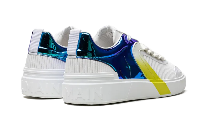 Balmain B Court Trainer Low “Volt Blue” (YM0VI292TMMP)