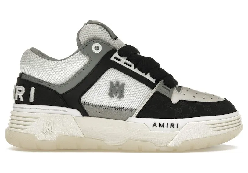 AMIRI MA-1 White Black Quad Monogram Debossed (AMFOSR1121-001)
