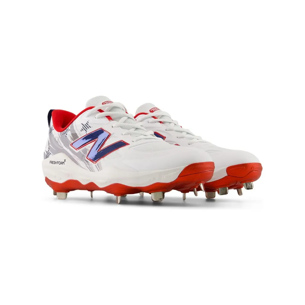 New Balance Fresh Foam X Velo v4 International Baseball Pack White Red (WVELO5CX)