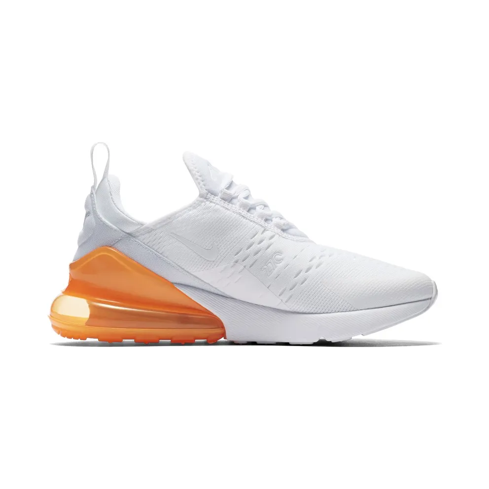 Nike Air Max 270 White Pack (Total Orange) White/White-Total Orange (AH8050-102)
