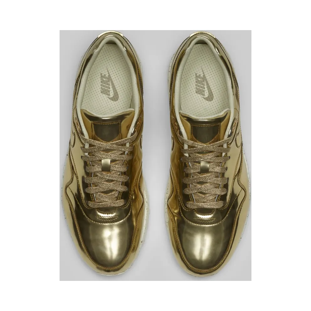Nike Air Max 1 Liquid Gold Metallic Gold/Metallic Gold-Sail (635786-770)