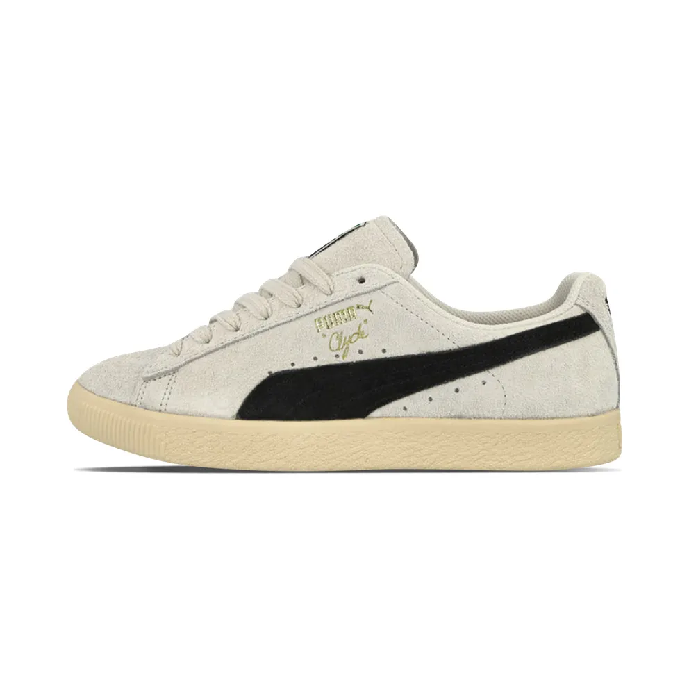 Puma CLYDE HAIRY SUEDE “White” (393115-01)