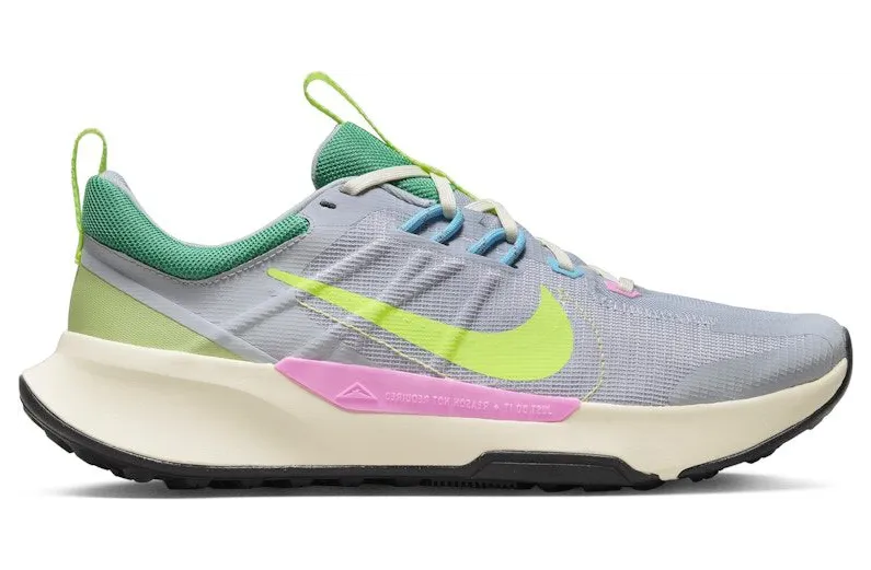 Nike Juniper Trail 2 Wolf Grey Pink Spell Stadium Green Volt (DM0822-004)