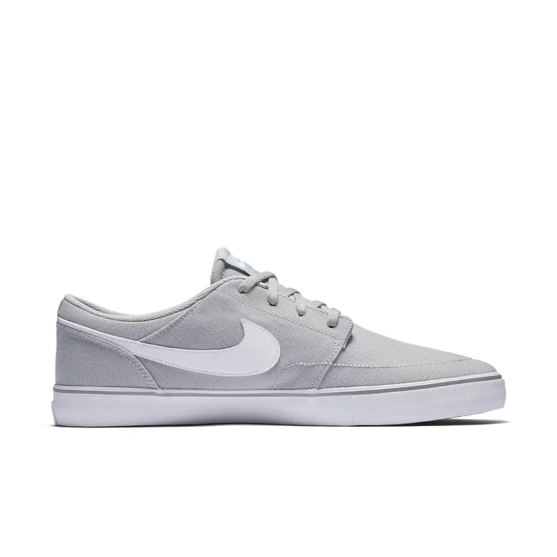 Nike SB Solarsoft Portmore 2 Wolf Grey Wolf Grey White White (880268-011)