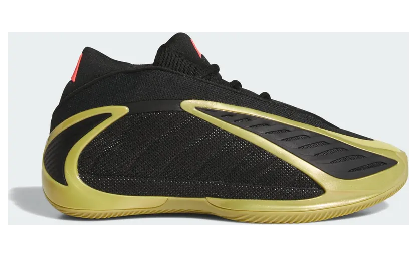 Adidas Anthony Edwards 2 Core Black / Gold Metallic / Solar Turbo (KJ1885)