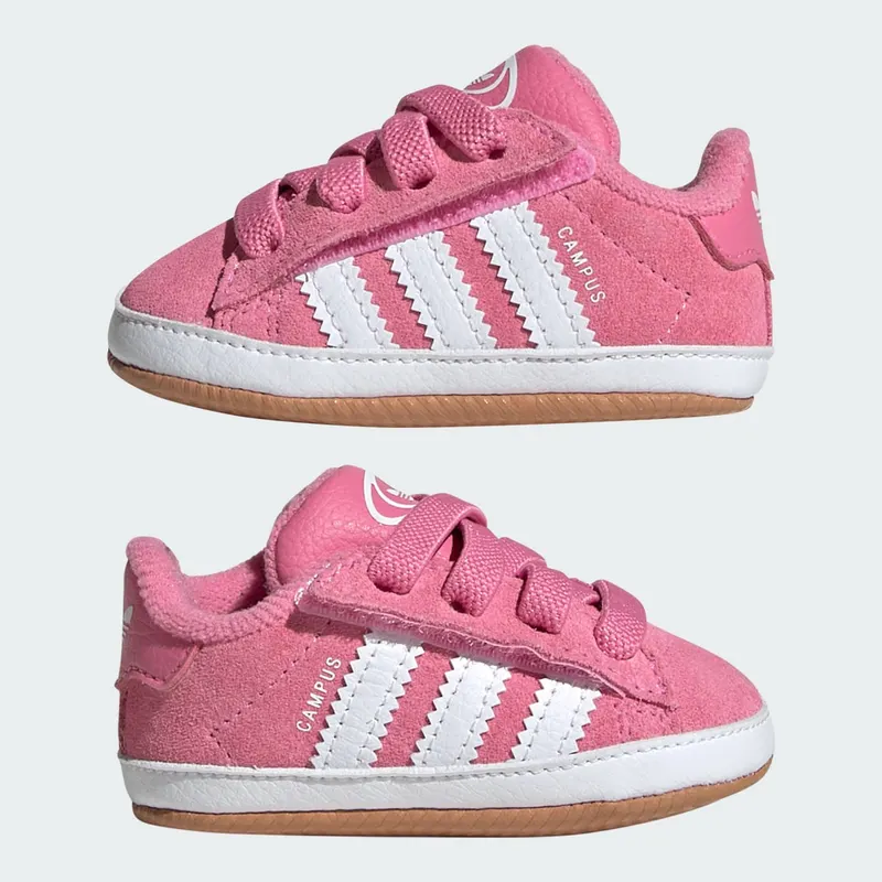 Adidas Campus Crib Kids Bliss Pink / Cloud White / Gum (JS3844)