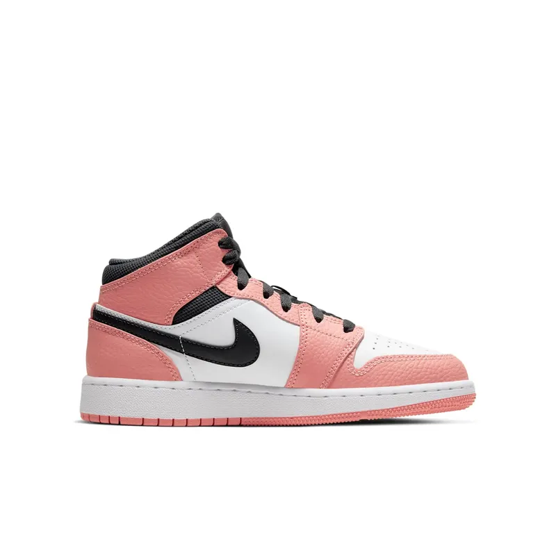 Air Jordan 1 Mid Pink Quartz (GS) (2020) (555112-603)