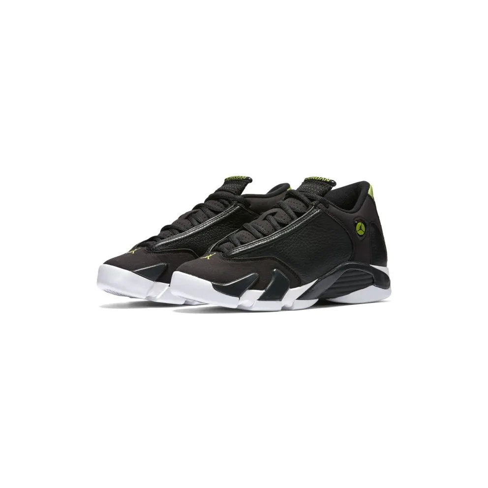 Jordan 14 Retro Indiglo 2016 (GS) Black/White-Indiglo (487524-005)