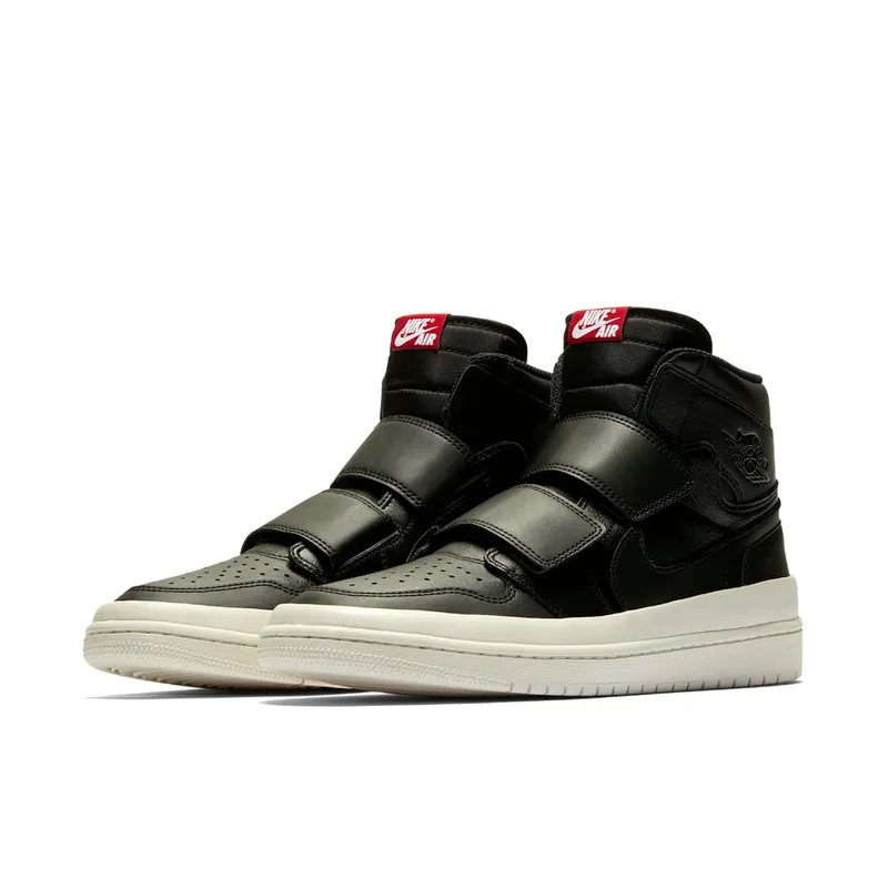 Jordan 1 Retro High Double Strap Black Sail Black/Gym Red-Sail-Gym Red (AQ7924-001)