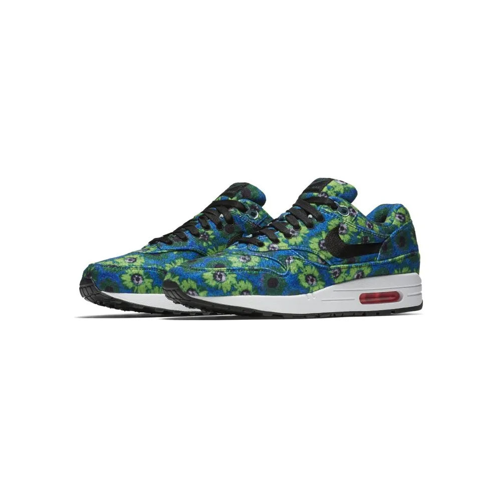 Nike Air Max 1 Floral Mowabb Volt Oil Grey/Oil Grey-Volt-Cargo Khaki (858876-002)