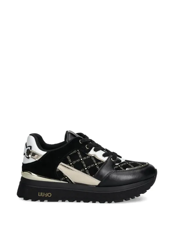 LIU JO Sneakers mit Logo-Print – Schwarz (BF5005PX681)