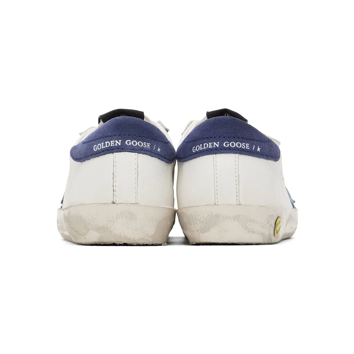 Golden Goose Kids White & Blue Old School Sneakers (GYF00111.F000418.10304) (2)