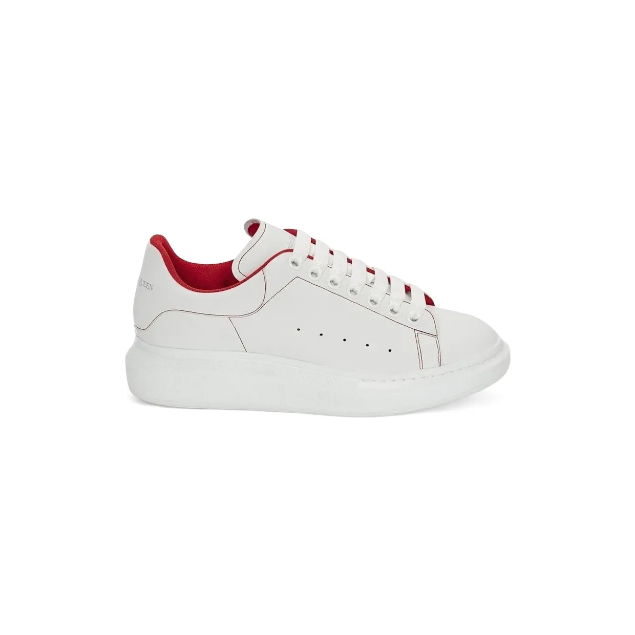 Alexander McQueen Oversized White Lust Red (682425 W4RJ1 9676)