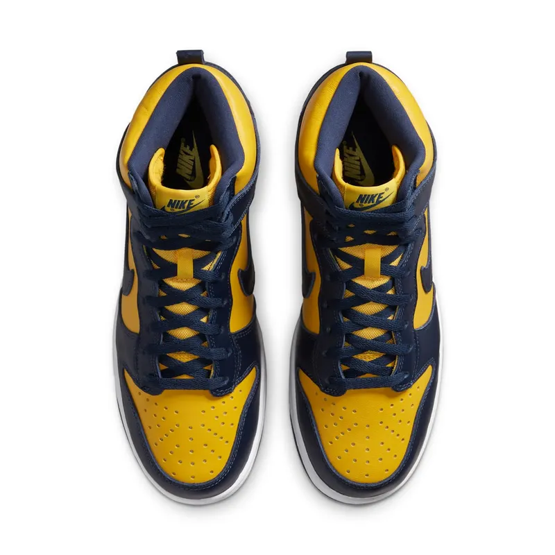 Nike Dunk High Michigan (2020) Varsity Maize/Midnight Navy-Midnight Navy (CZ8149-700)