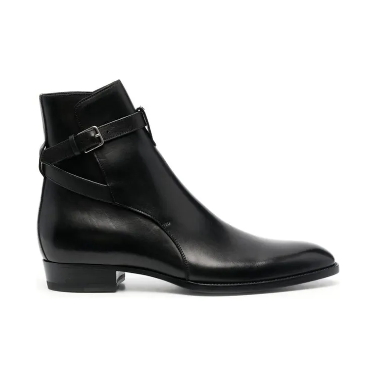 Saint Laurent Wyatt Jodhpur Boot Black (6634141YL00-1000)