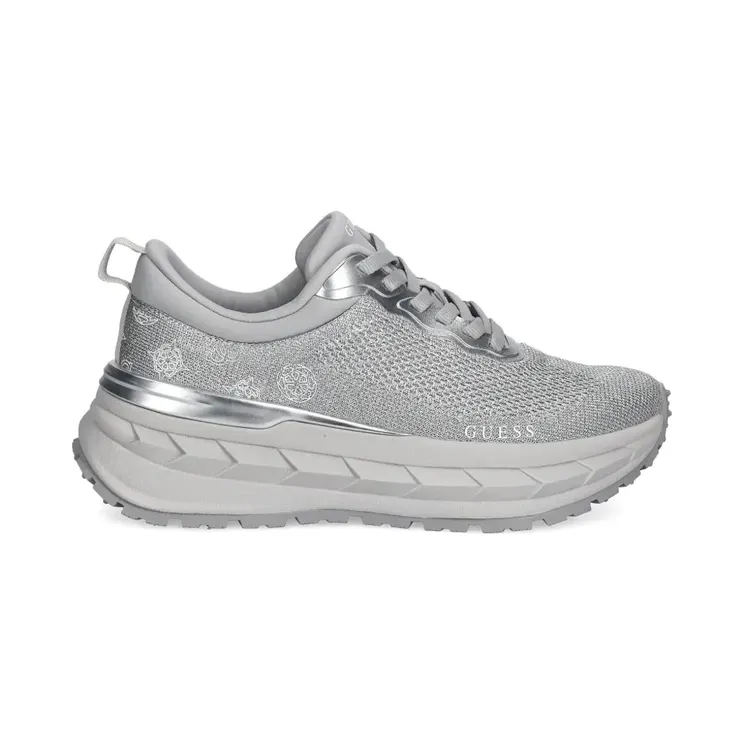 Guess Usa Runit3 met metallic afwerking “Grey” (FLPRN3FAB12)