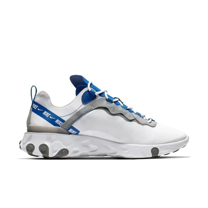 Nike React Element 55 White Game Royal (2019) (CD7340-100)
