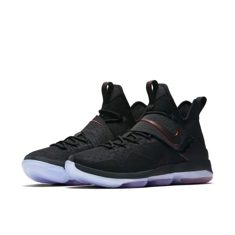 Nike LeBron 14 Bred Black/Black-University Red (852405-004)