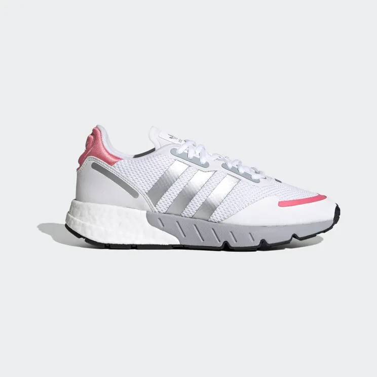 Adidas ZX 1K Boost ‘White Silver Metallic’ Cloud White/Silver Metallic/Hazy Rose (FY5654)