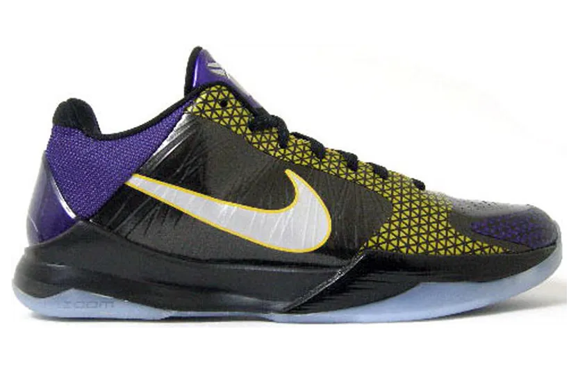 Nike Zoom Kobe 5 POP ‘Playoff Carpe Diem’ Black/Chrome-Del Sol-Varsity Purple (395780-001)