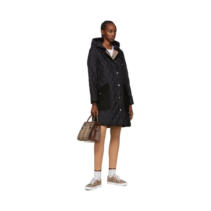 Burberry Beige New Albridge Check Sneakers (8049777) (5)