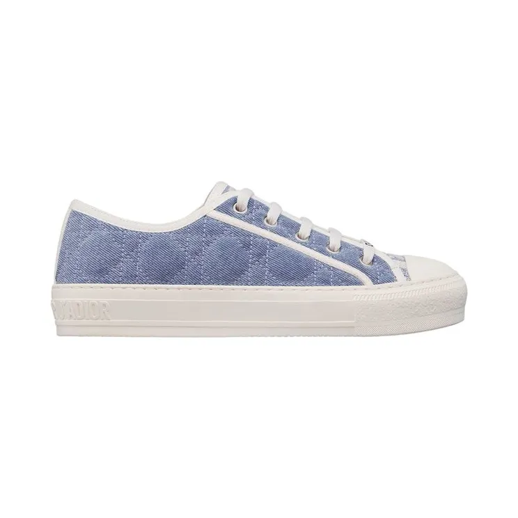 Dior Walk’N’Dior Low Top Blue Faded Cannage Embroidered Denim (W)
