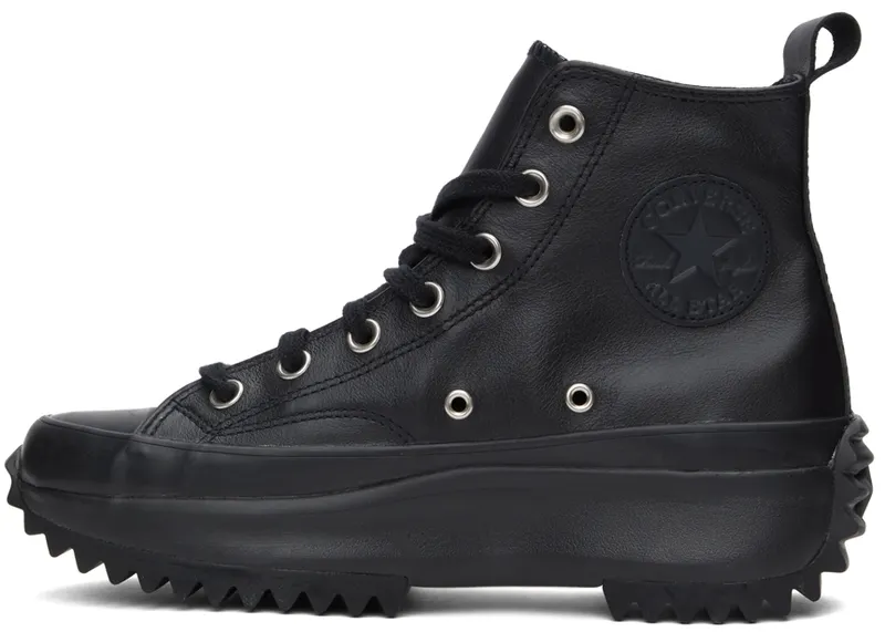 Converse Monocolor Leather Run Star Hike High Top Black/black/almost Black (170548C)