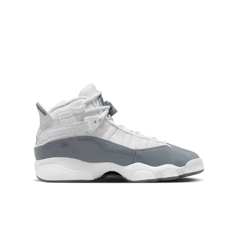 Air Jordan 6 RINGS GS “WHITE COOL GREY” (323419-121)