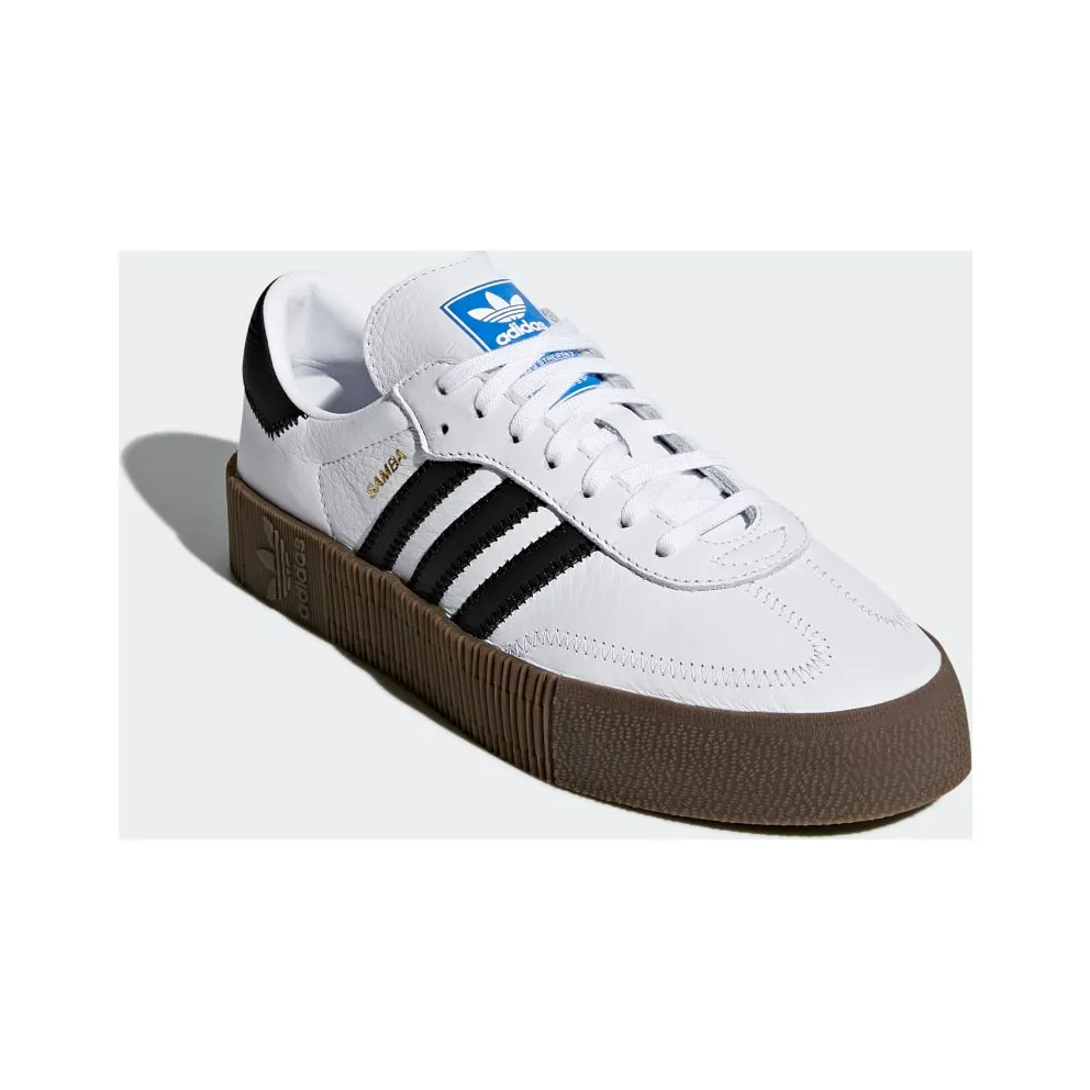 adidas Sambarose White Black Gum (W) Cloud White/Core Black/Gum (AQ1134)
