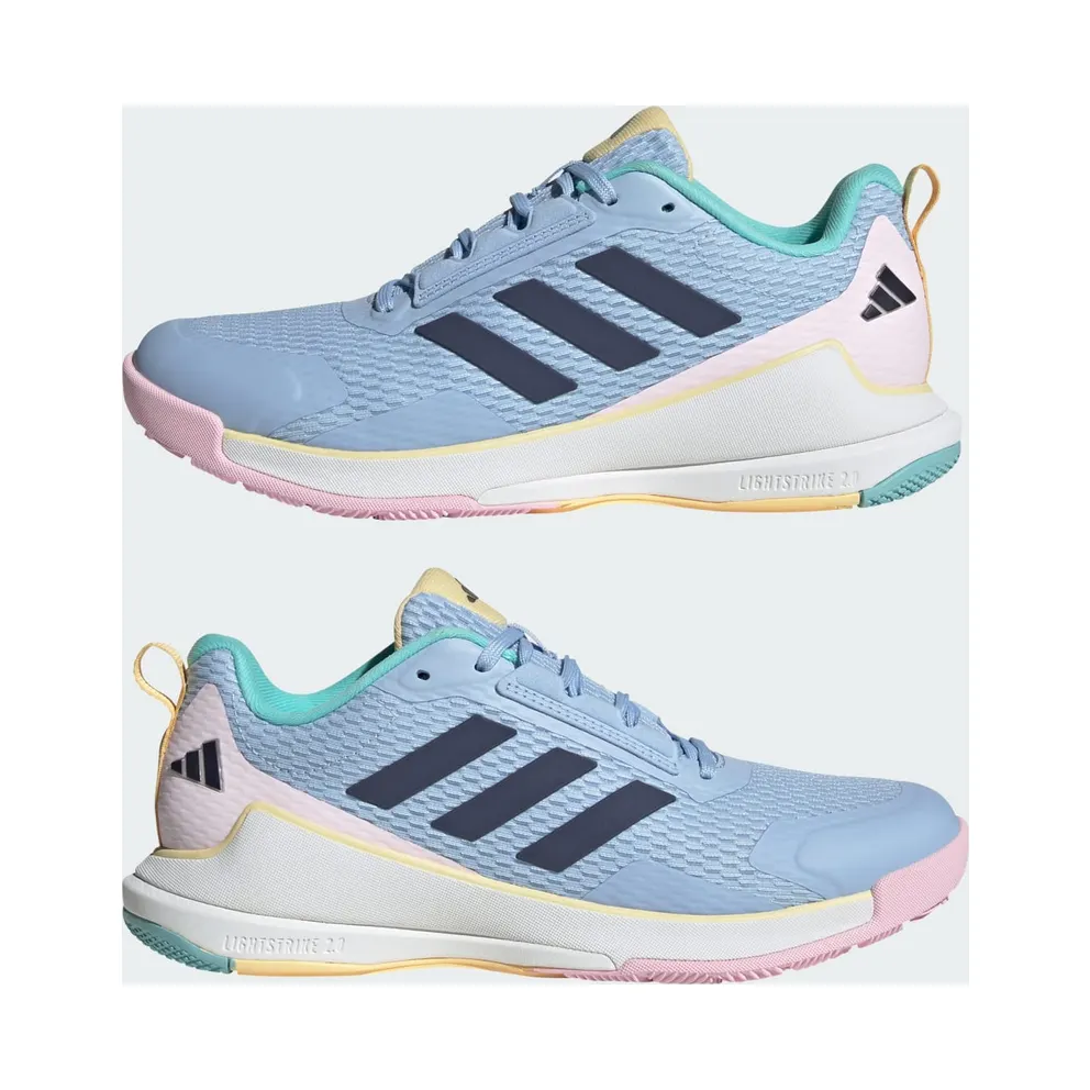 adidas Novaflight 2 Indoor Glow Blue Shadow Navy Core Black (JQ3601)