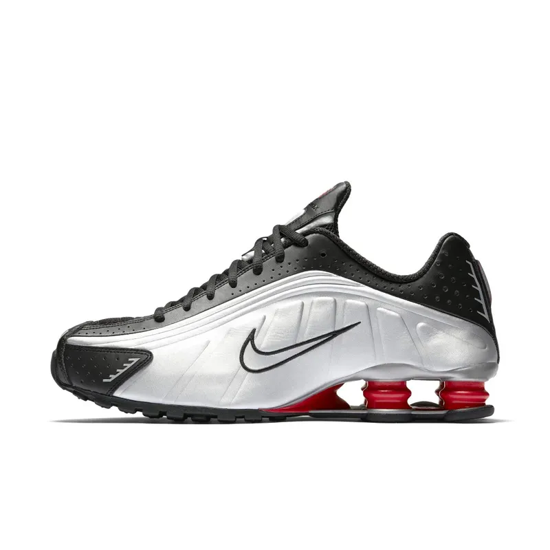 Nike Shox R4 Silver Black Red (BV1111-008)