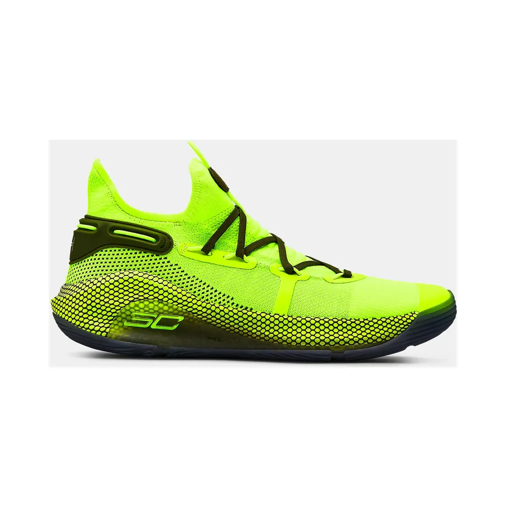 Under Armour Curry 6 Coy Fish High Vis Yellow/High Vis Yellow-Guardian Green (3020612-302)