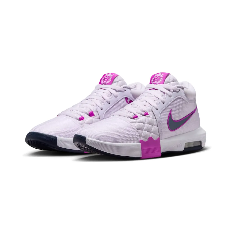 Nike LeBron Witness 8 Barely Grape Hyper Violet Light Bone Obsidian (HQ2139-500)
