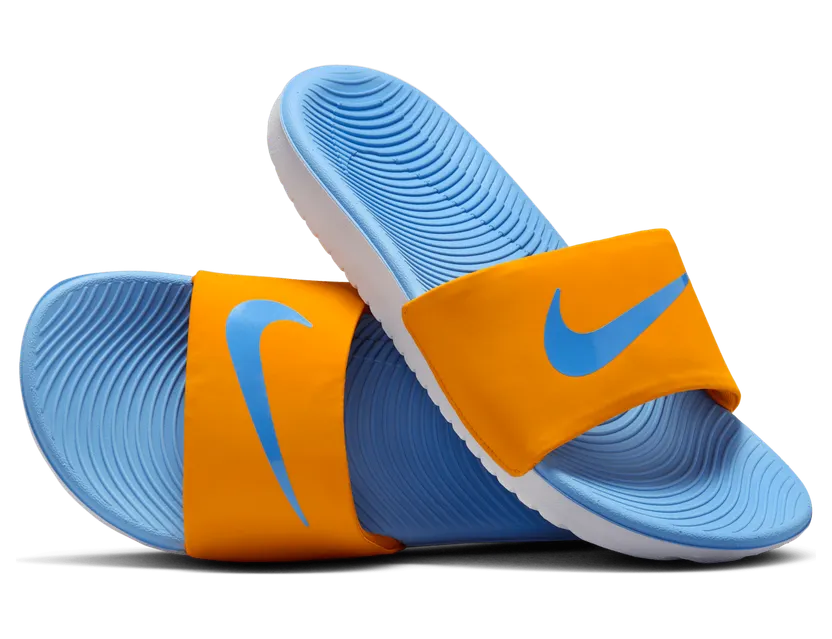 Nike Kawa Slide Orange Peel White University Blue (FJ8812-801)