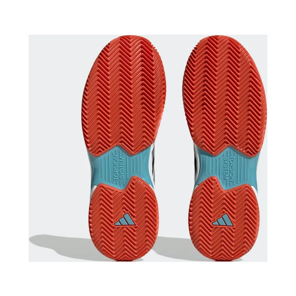 adidas CourtJam Control Clay Tennis Shoes Core Black / Cloud White / Better Scarlet (HQ6949)
