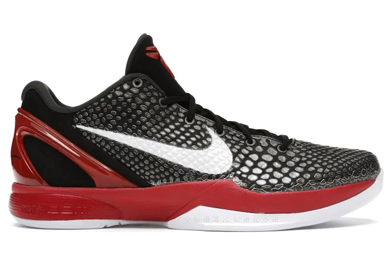 Nike Zoom Kobe 6 ‘Bred’ Black/White-Varsity Red (429659-001)