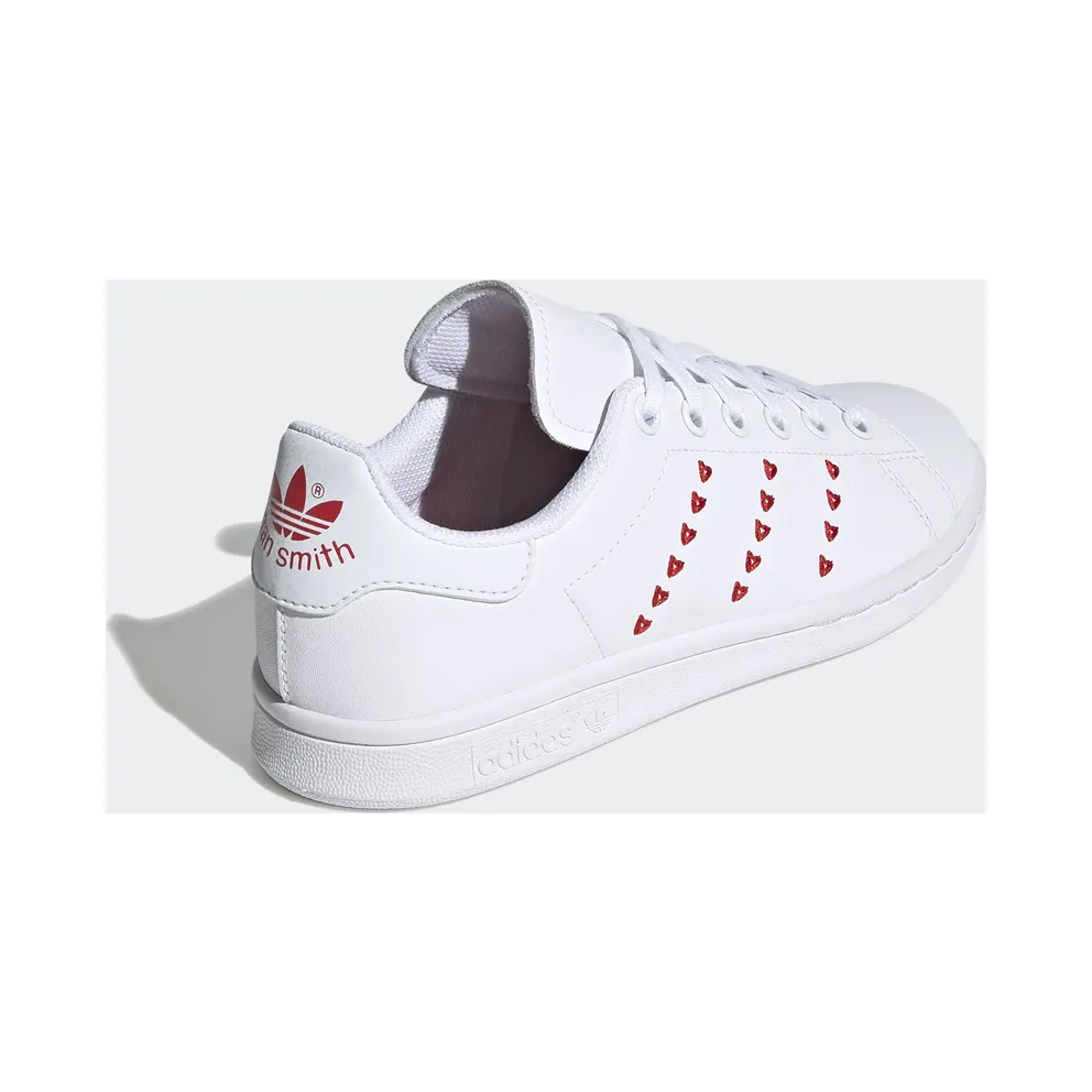 adidas Stan Smith Cloud White Lush Red (GS) Cloud White/Cloud White/Lush Red (EG6495)