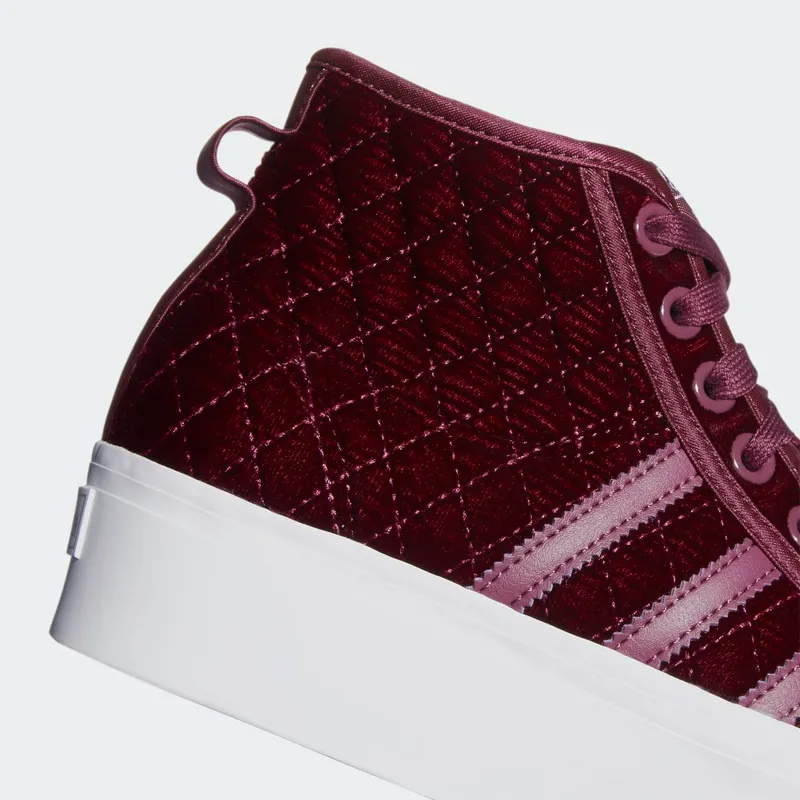 Adidas Nizza Platform Mid Brown / White / Cloud White (H02701)