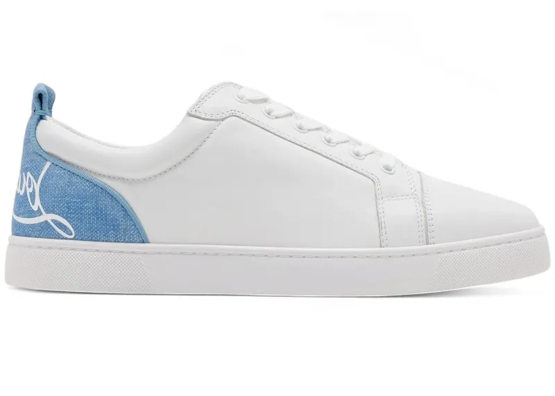 Christian Louboutin Fun Louis Junior White Light Blue (12607993482)