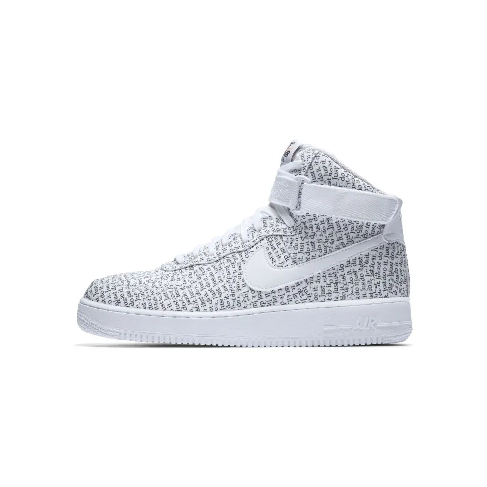 Nike Air Force 1 High Just Do It Pack White Black White/White-Black-White (AQ9648-100)