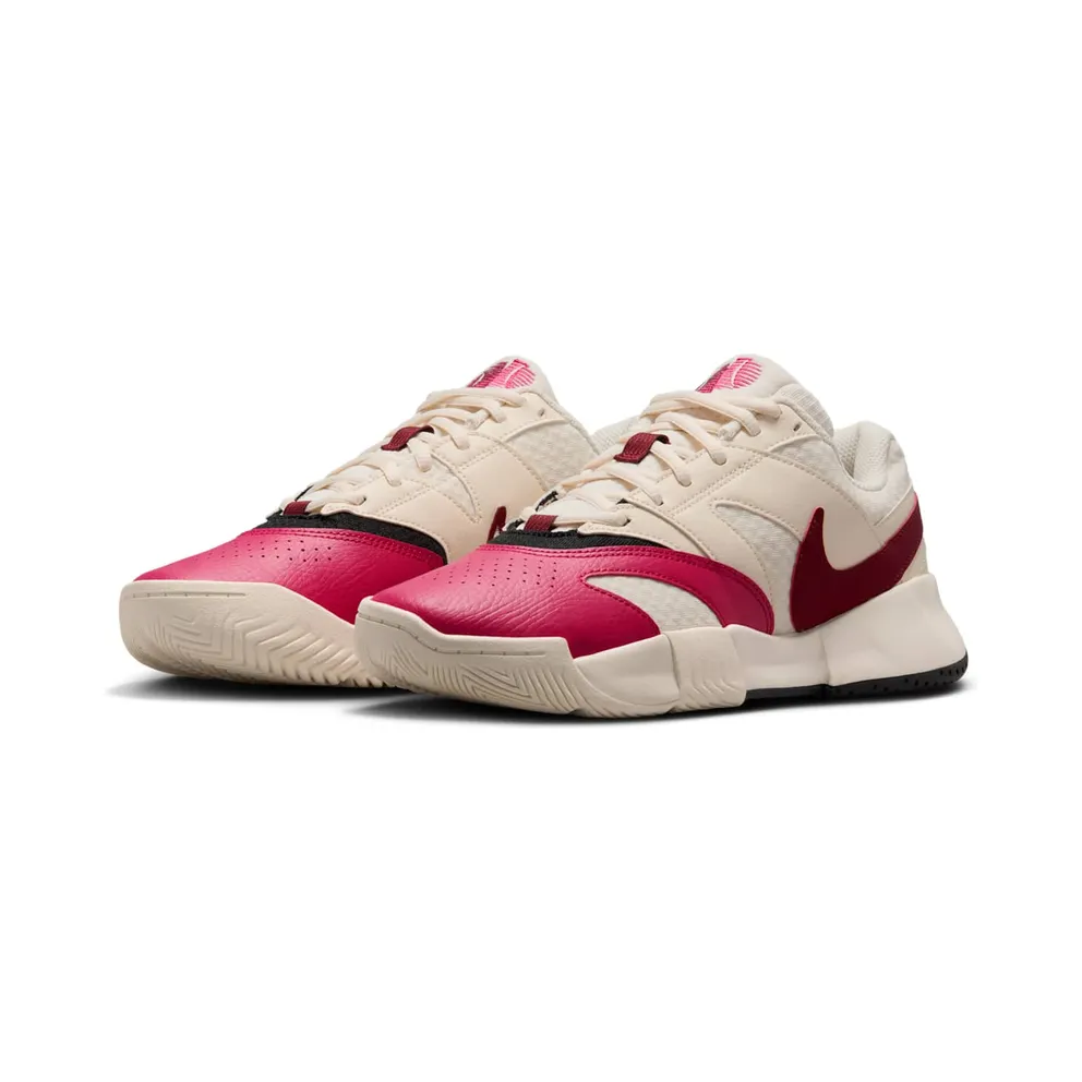Nike Court Lite 4 Pale Ivory Sail Black Team Red (FD6575-103)