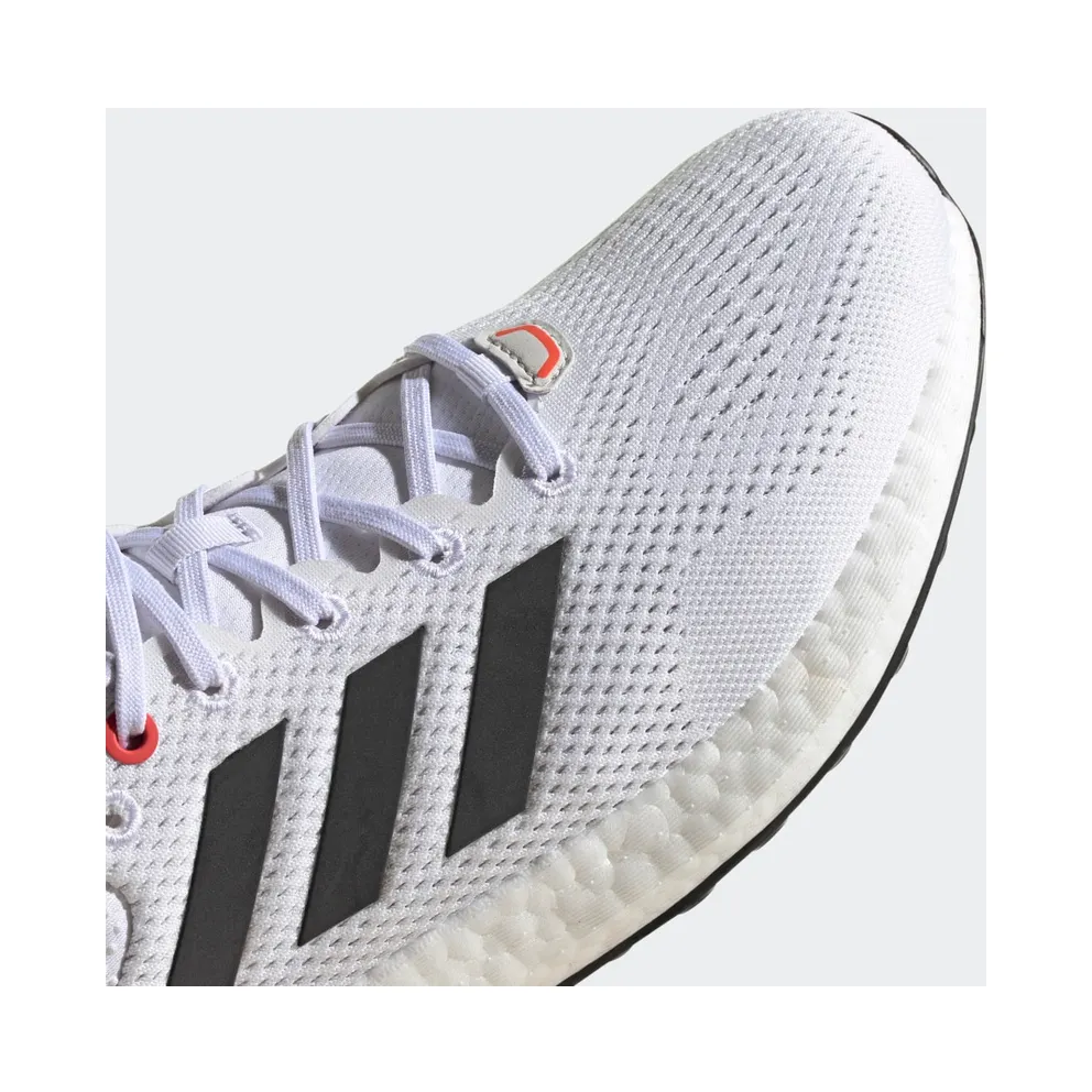 Adidas Pureboost 21 Cloud White / Core Black / Solar Red (GY5099)