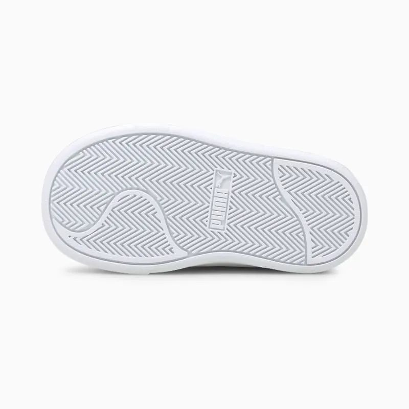 PUMA Shuffle V Babies’ White/Gray Violet/Gold (375690-01)