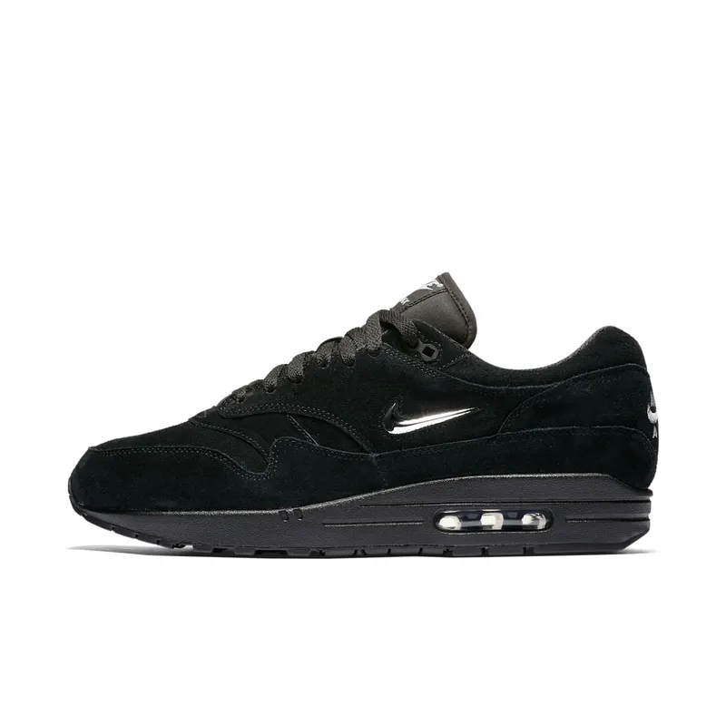 Nike Air Max 1 Jewel Black Chrome Black/Chrome-Black (918354-005)