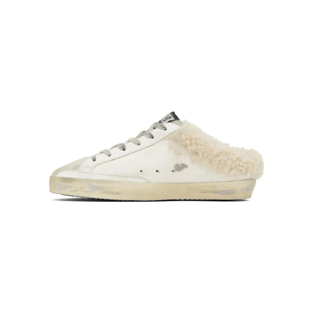 Golden Goose SSENSE Exclusive White Superstar Sabot Sneakers (GWF00110.F003351.81811) (3)