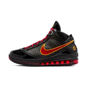 Nike LeBron 7 QS Fairfax Away “Black / Varsity Maize / Varsity Red” (CU5646-001)